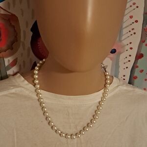 Timeless White Pearl Strand Necklace